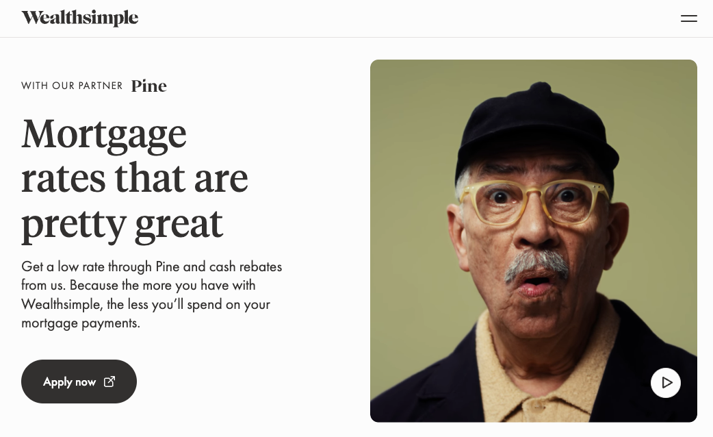 Wealthsimple and Pine Create a Mortgage With a Twist