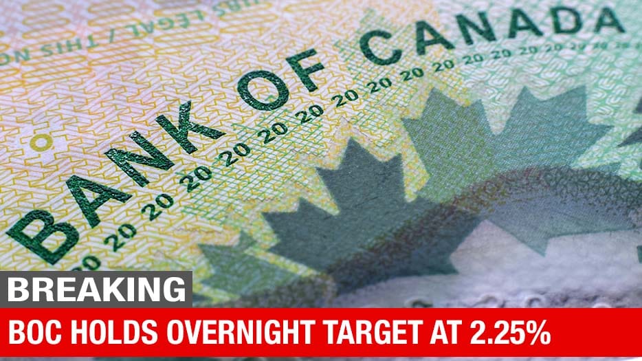 Bank of Canada Stays Put (Update 3)