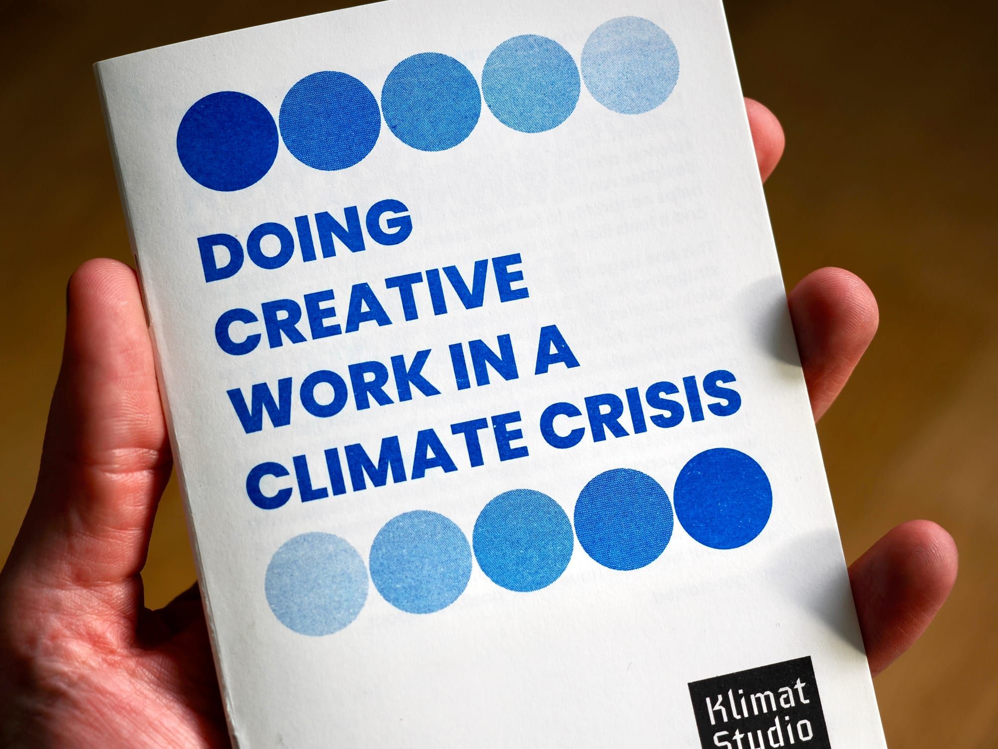 Doing Creative Work in a Climate Crisis