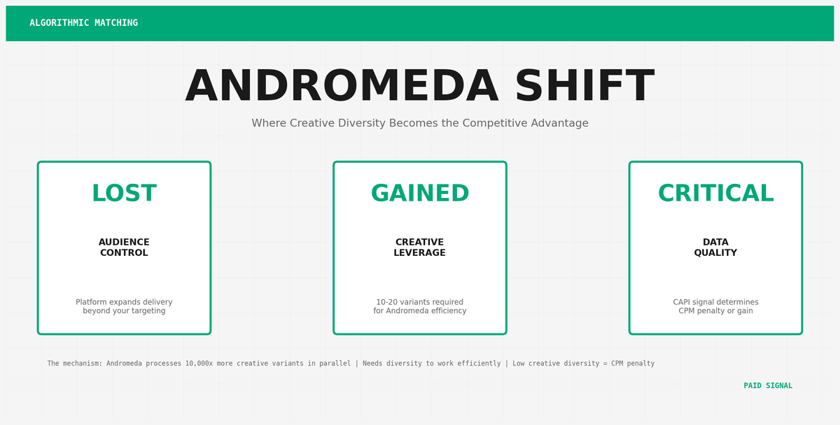 The Andromeda Shift: Where B2B Competitive Advantage Lives Now