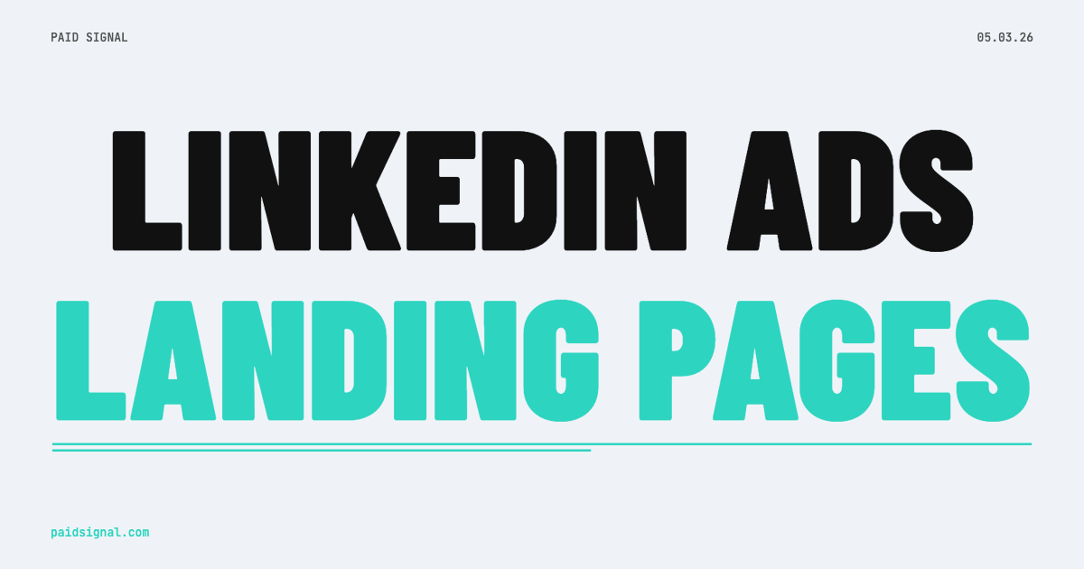 LinkedIn Ads Landing Page Best Practices for B2B Lead Gen