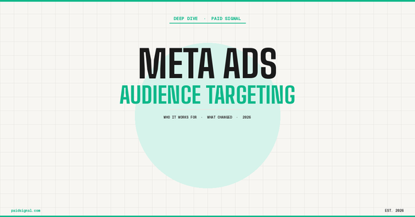 Meta Ads Audience Targeting for B2B Has Changed. Here Is Who It Actually Works For.