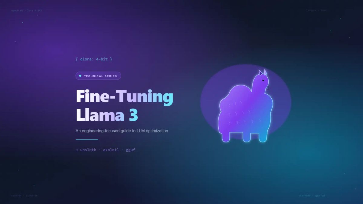 Fine-Tuning Llama 3