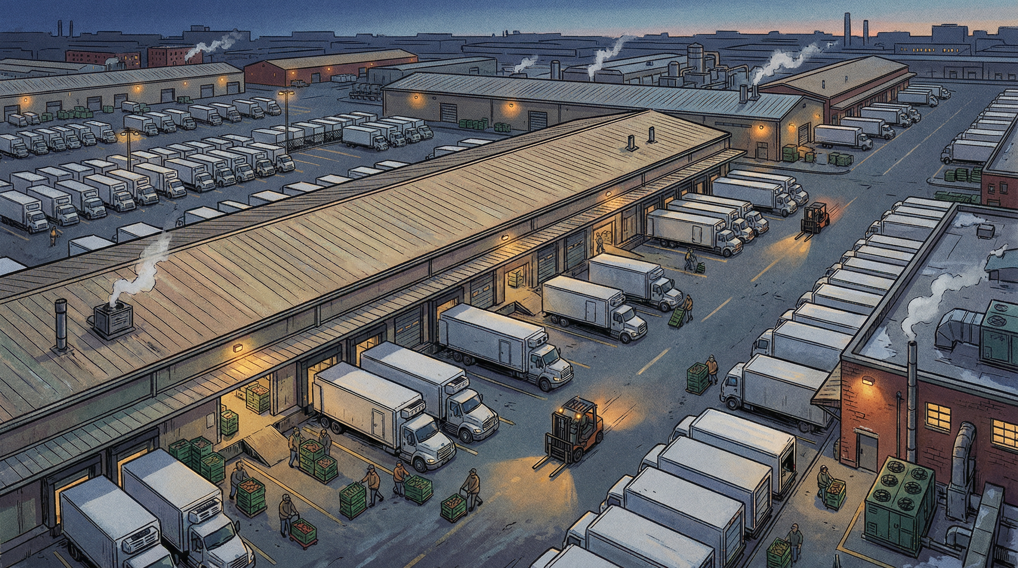 Hunts Point Market Before Dawn
