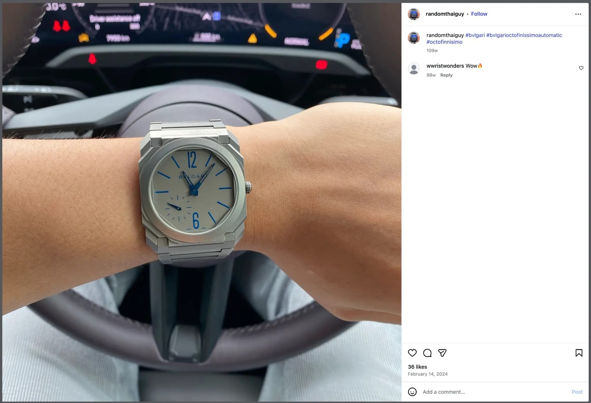 Luxury watch from Kant Tanyawong's collection