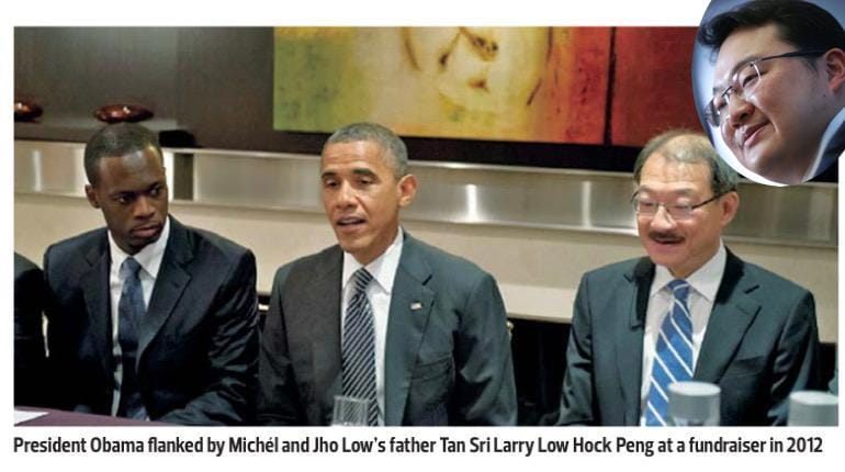 Low and associates at a gathering, courtesy Sarawak Report
