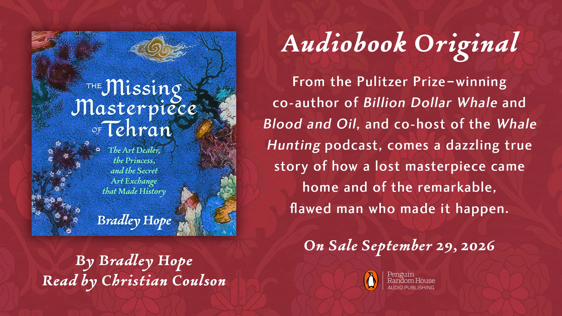 Cover artwork for The Missing Masterpiece of Tehran audiobook