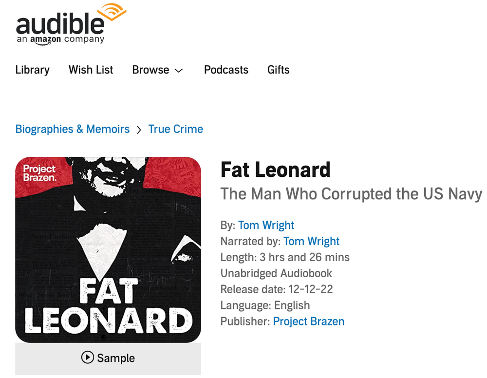 Fat Leonard Publication Day