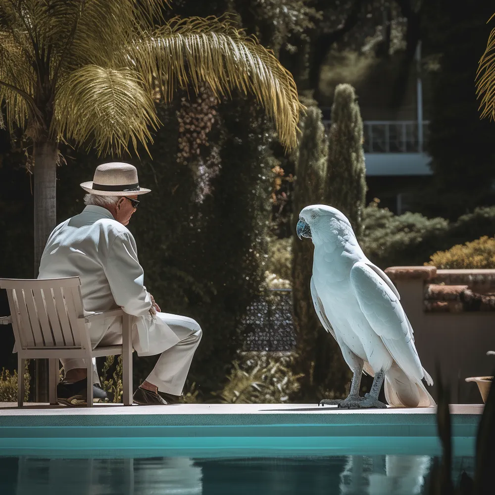 The Old Man and the Cockatoo