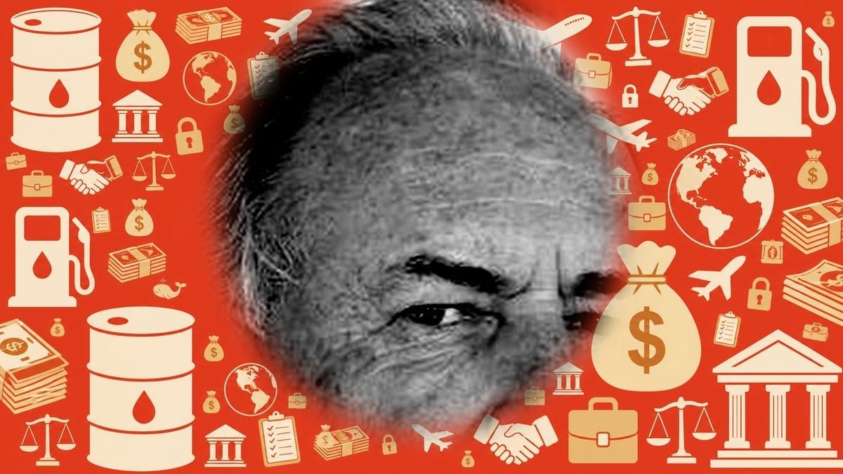 Harry Sargeant III against a red editorial background.