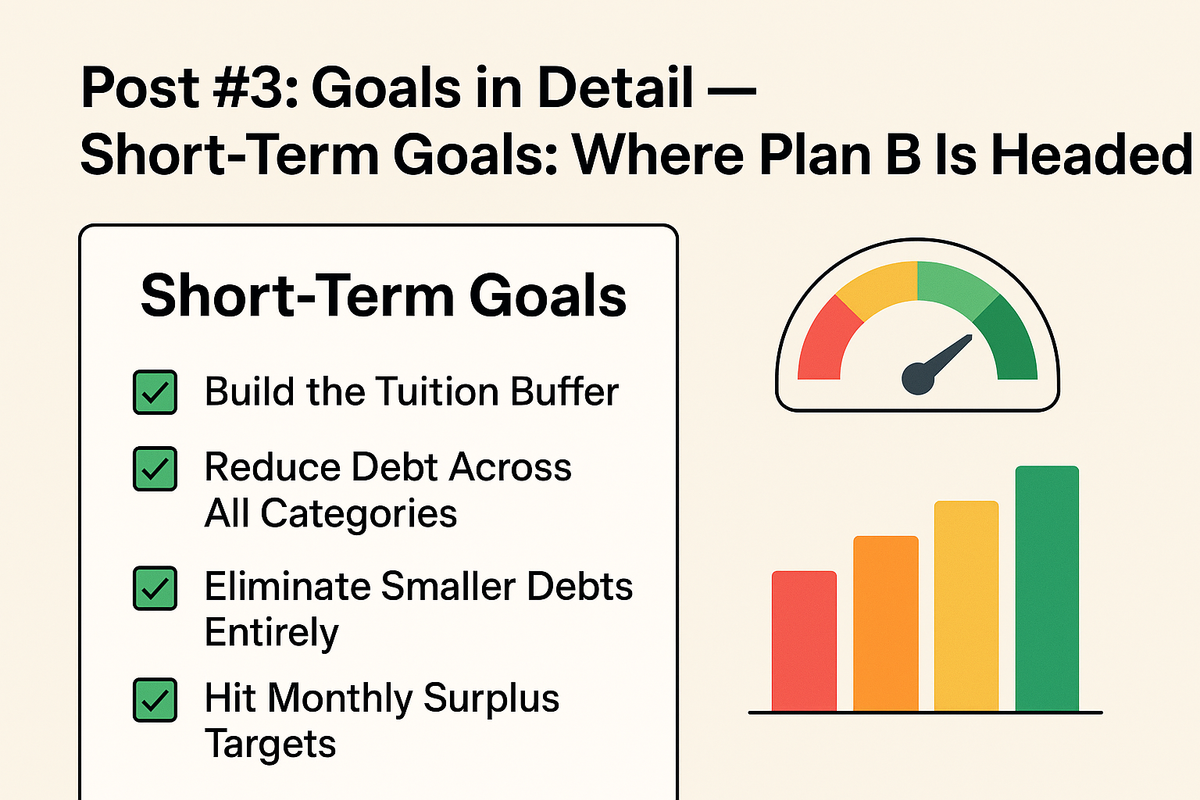 📝 Post #3: Goals in Detail — Short-Term Goals: Where Plan B Is Headed