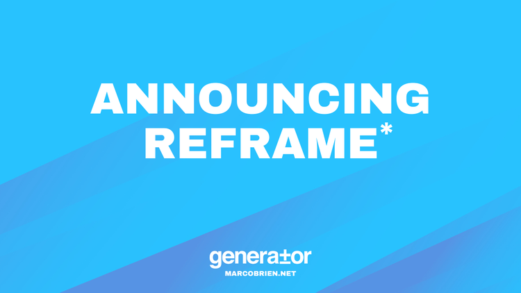 Soft launching ReFrame