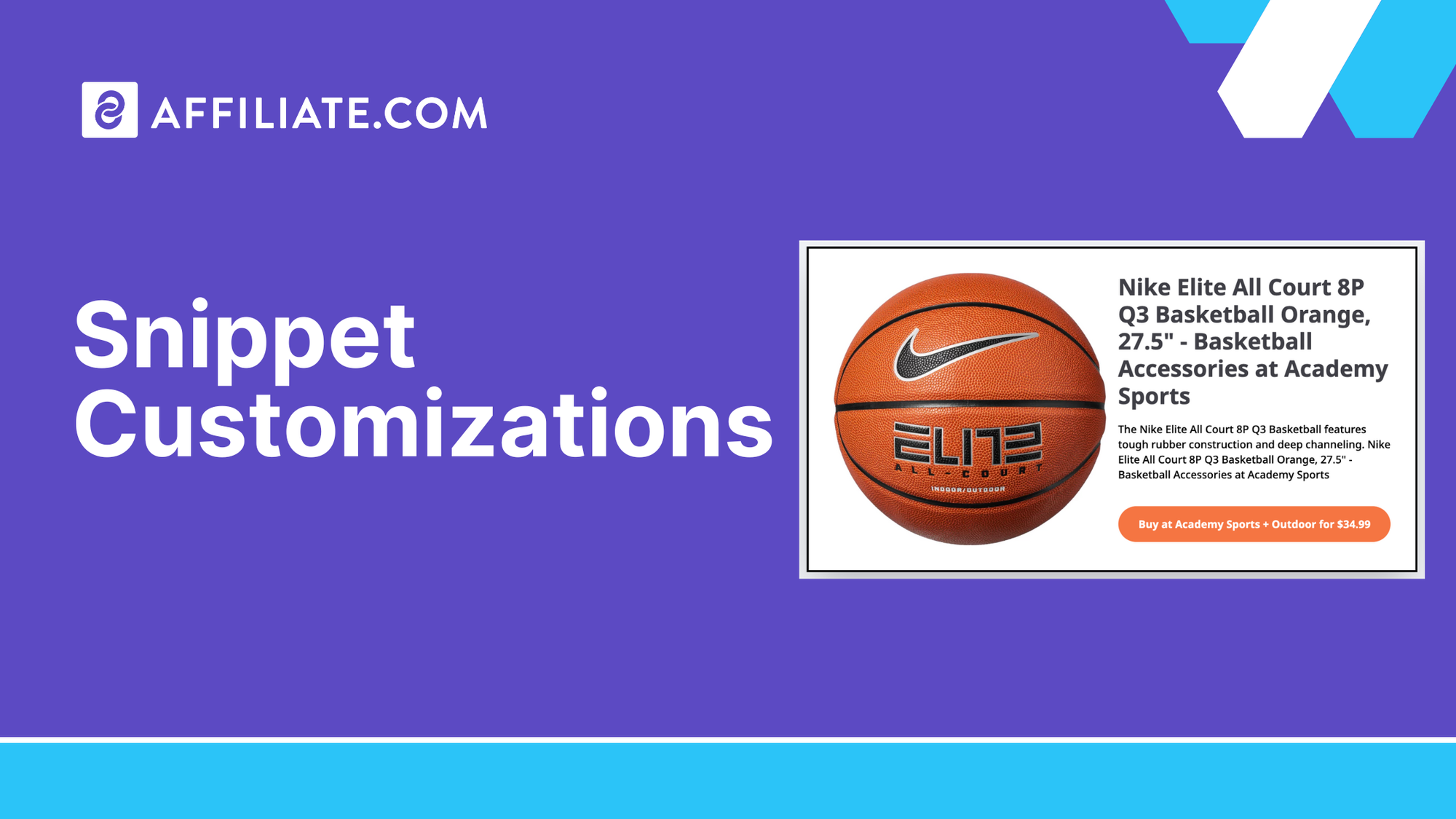 Snippet Configuration: New Customizations