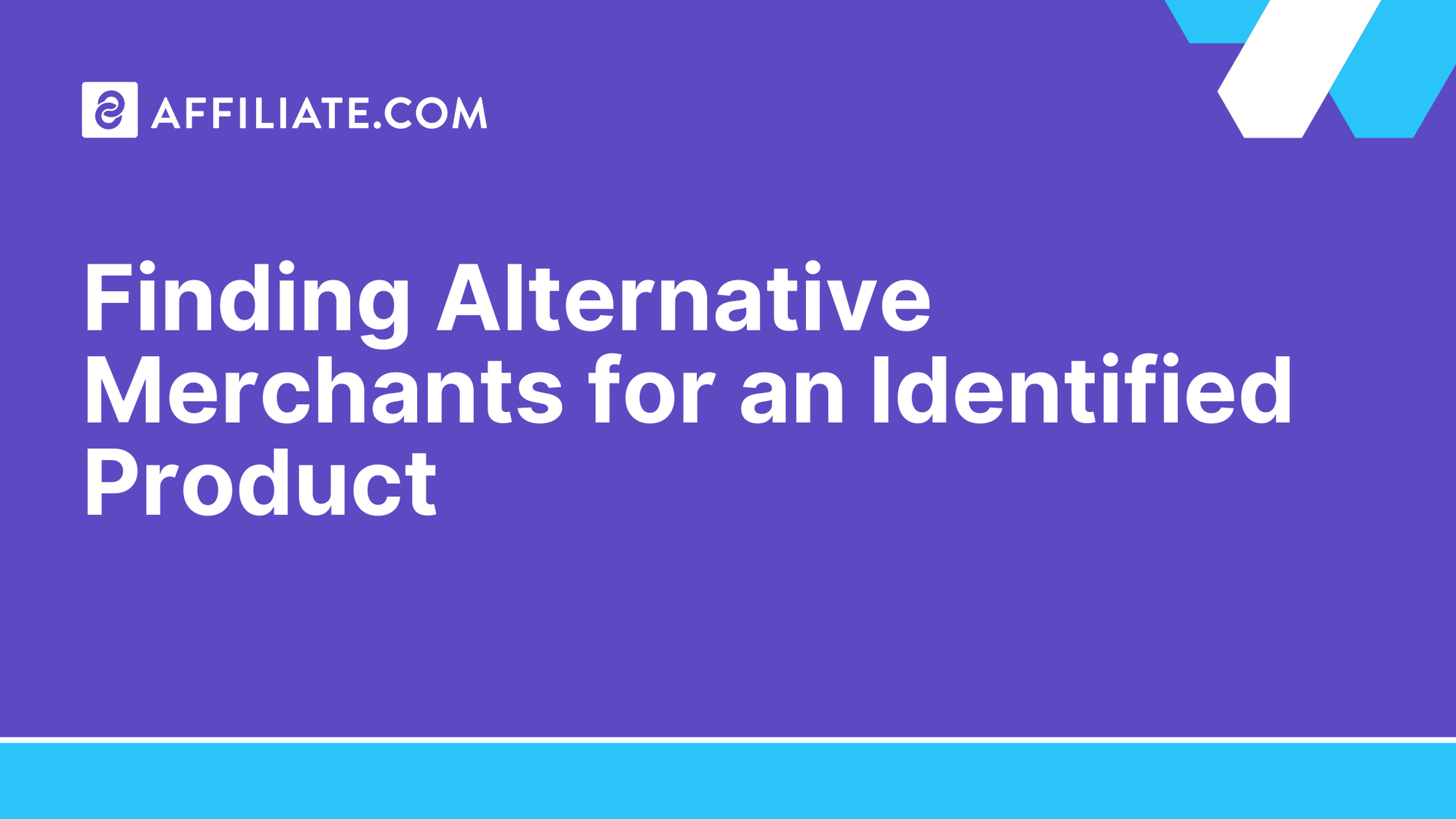 Finding Alternative Merchants for an Identified Product