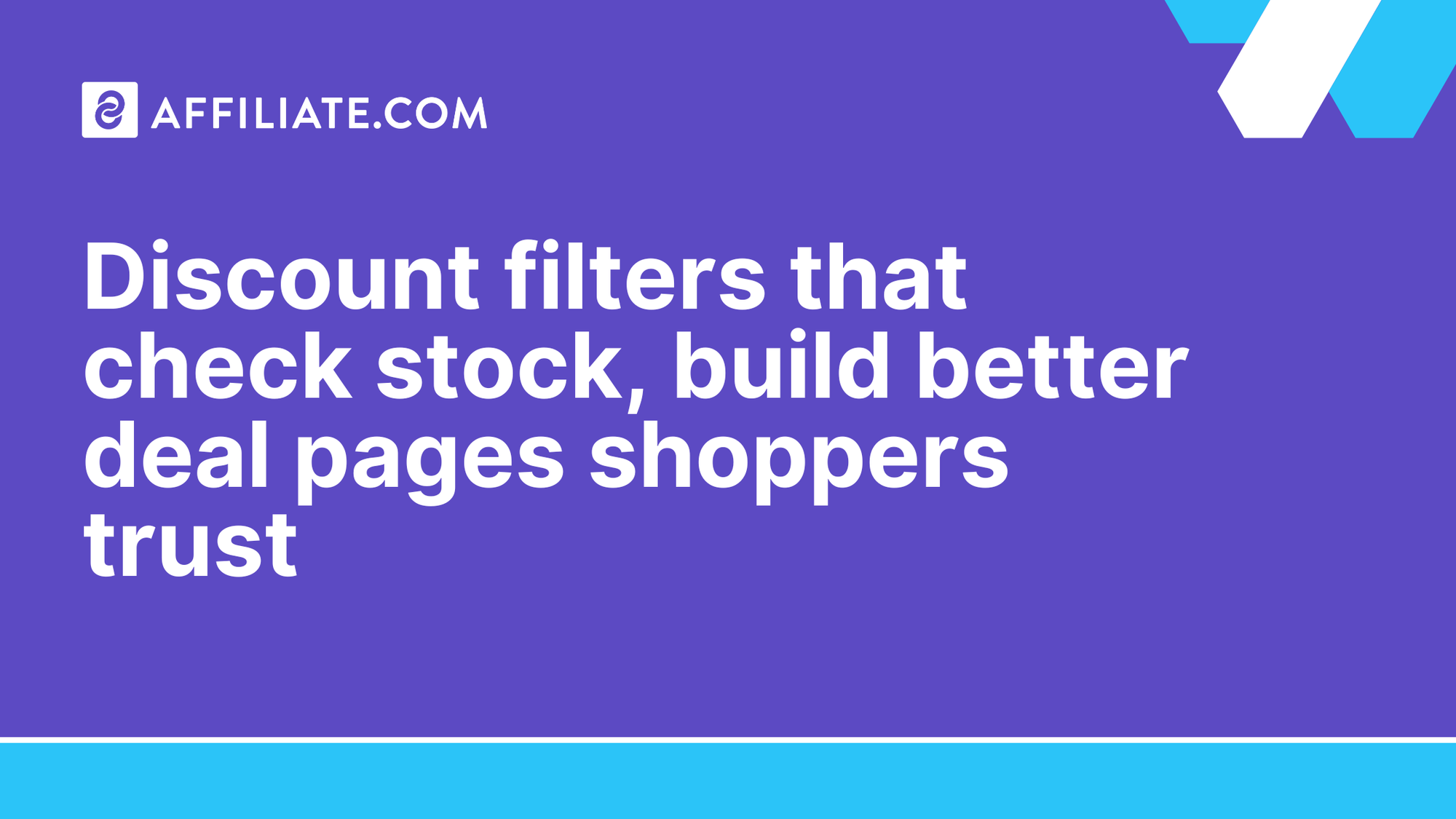 Discount filters that check stock, build better deal pages shoppers trust