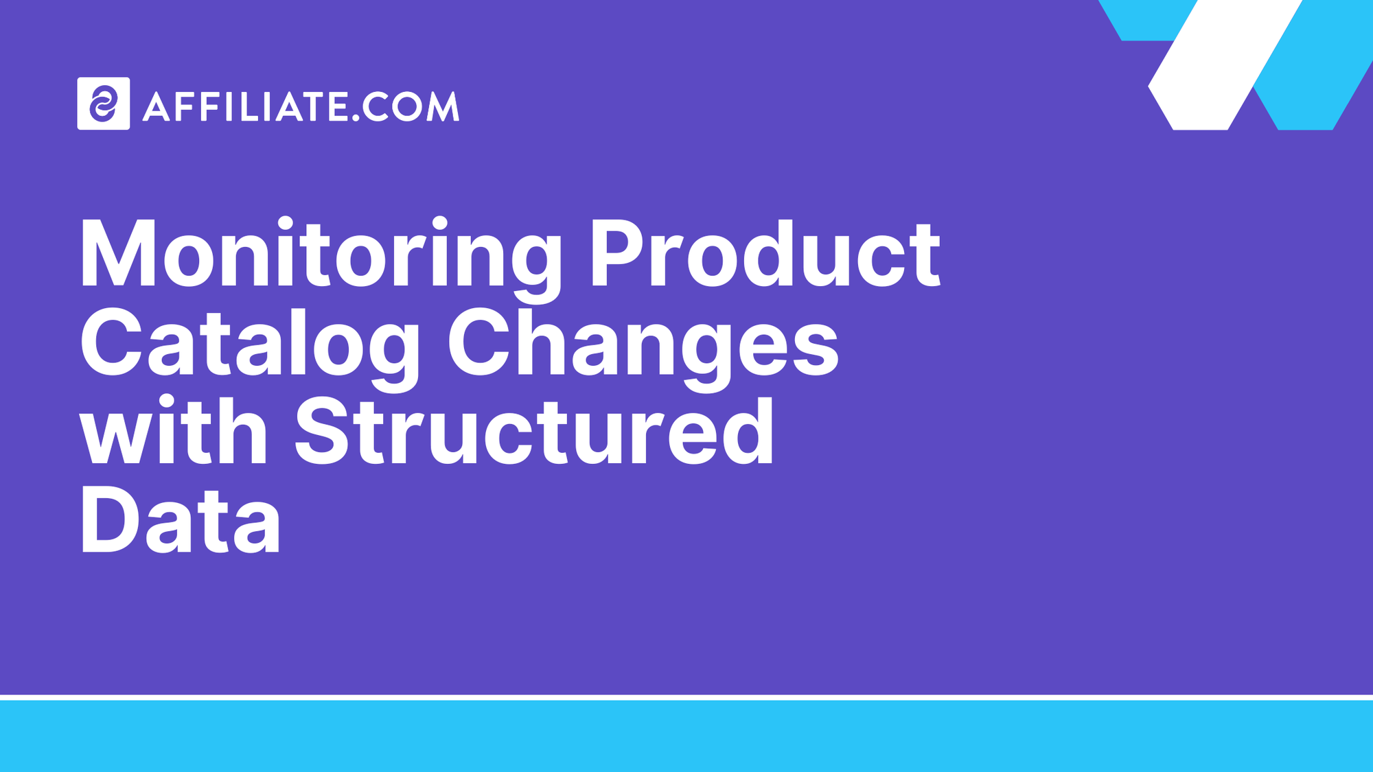Monitoring Product Catalog Changes with Structured Data