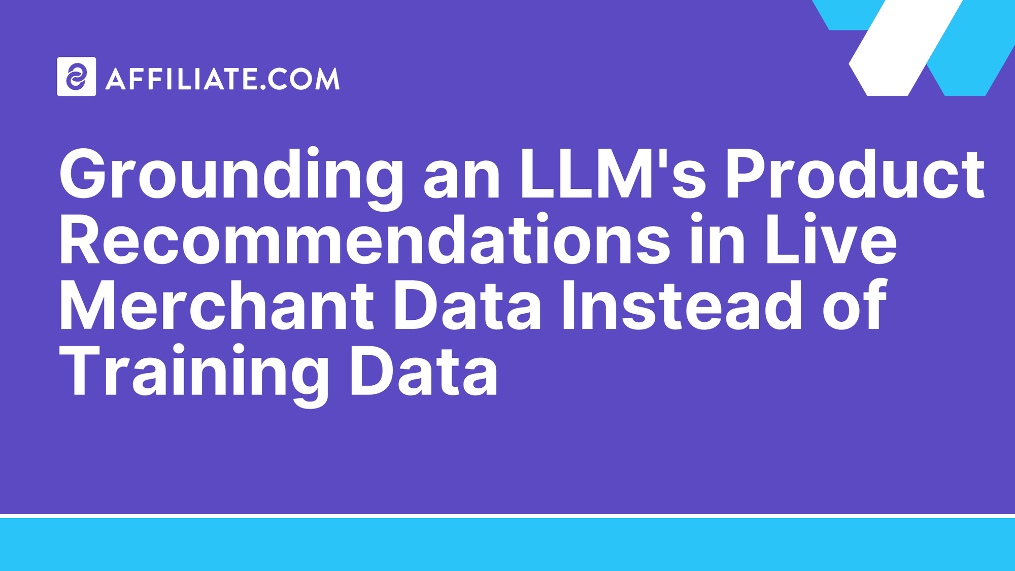Grounding an LLM's Product Recommendations in Live Merchant Data Instead of Training Data