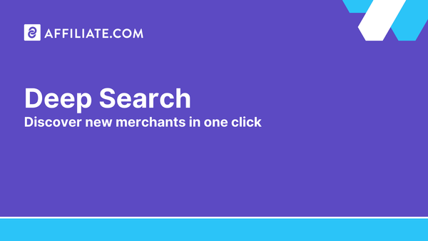 Deep Search: Discover new merchants in one click