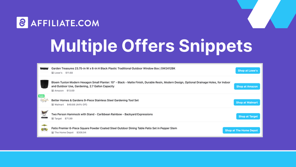 Multiple Offers Snippets