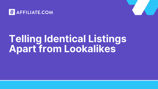 Telling Identical Listings Apart from Lookalikes