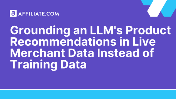 Grounding an LLM's Product Recommendations in Live Merchant Data Instead of Training Data