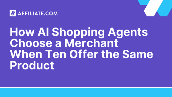 How AI Shopping Agents Choose a Merchant When Ten Offer the Same Product