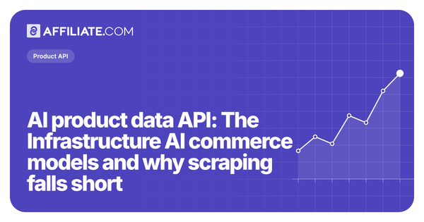 AI product data API: The Infrastructure AI commerce models and why scraping falls short