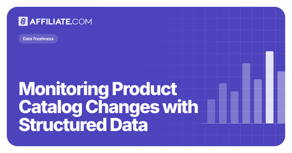 Monitoring Product Catalog Changes with Structured Data