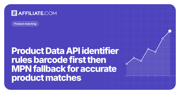 Product Data API identifier rules barcode first then MPN fallback for accurate product matches