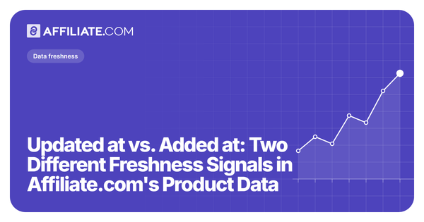 Updated at vs. Added at: Two Different Freshness Signals in Affiliate.com's Product Data