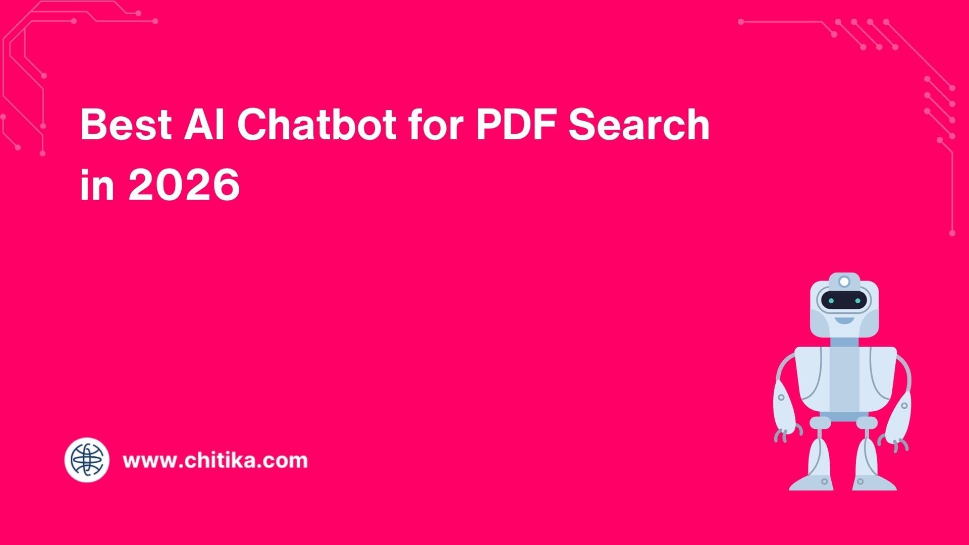 Best AI Chatbot for PDF Search in 2026