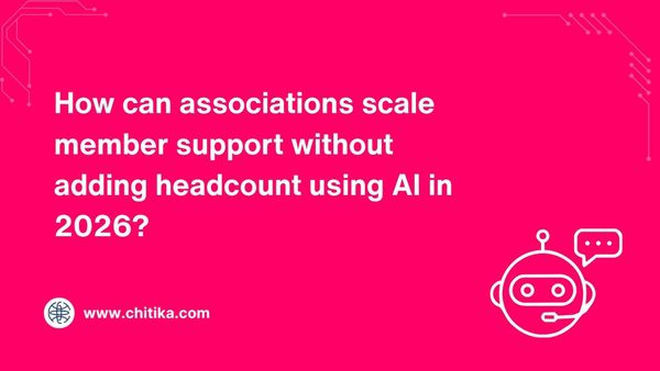 How can associations scale member support without adding headcount using AI in 2026?