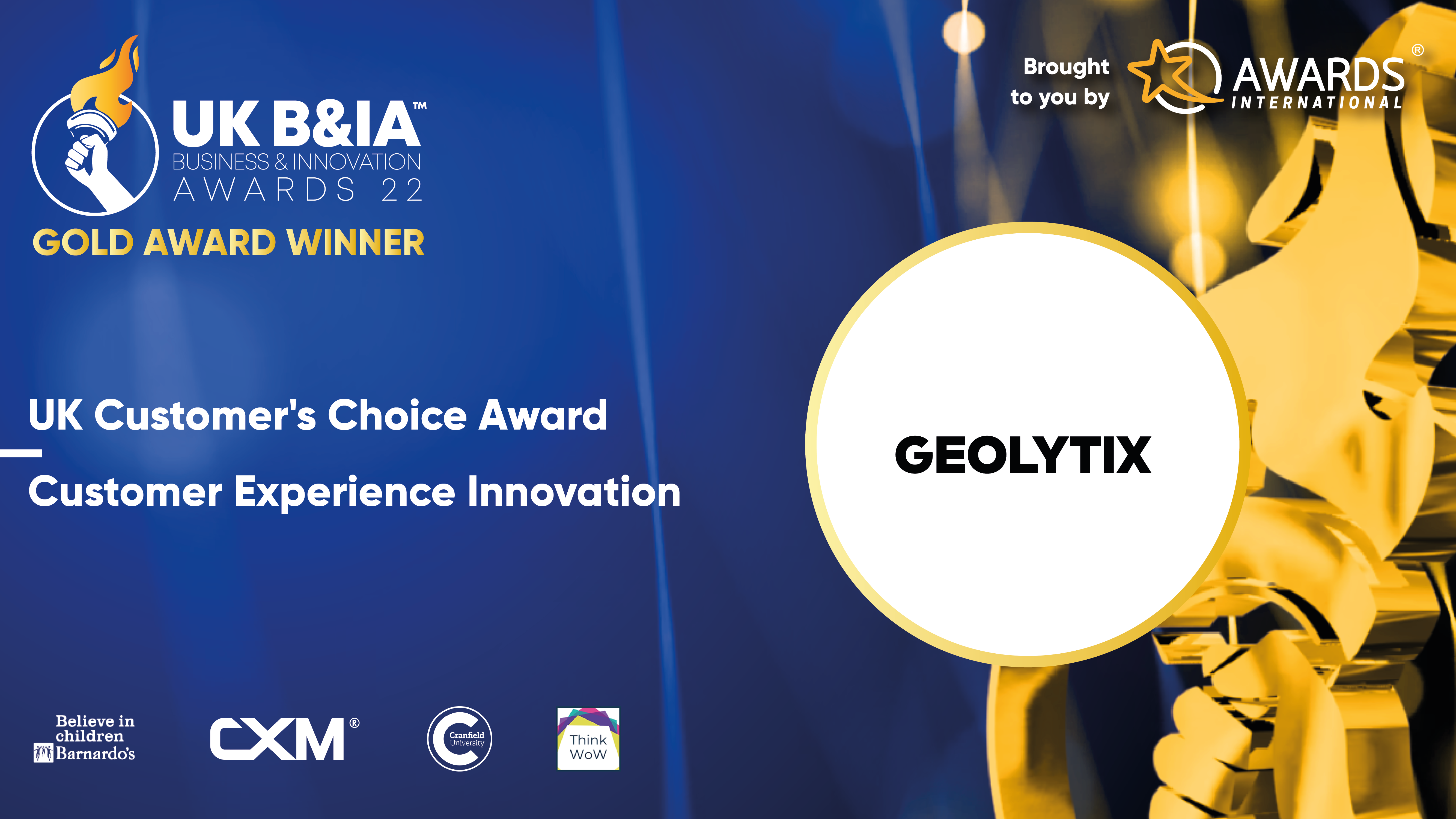 Photo of UKBIA22 Awards Winner