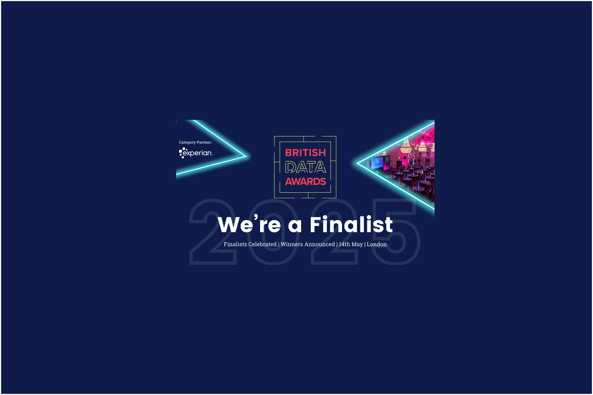 Photo of We’re a British Data Awards 2025 Finalist