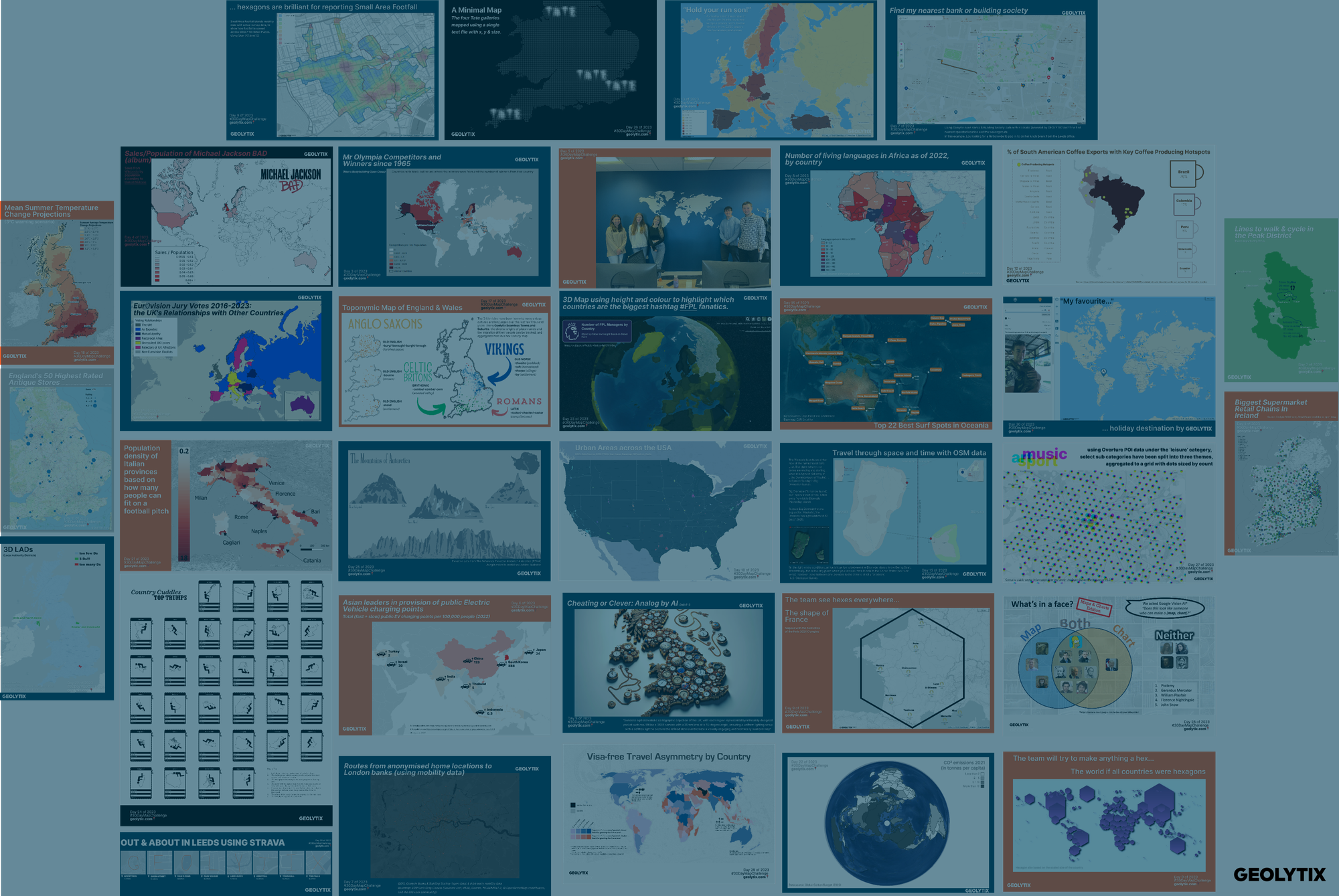GEOLYTIX and the 30 Day Map Challenge 2023