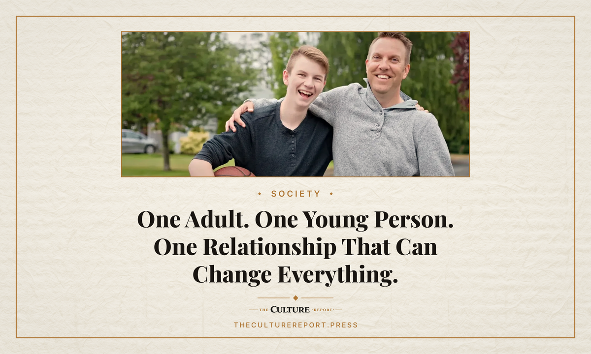 One Adult. One Young Person. One Relationship That Can Change Everything.