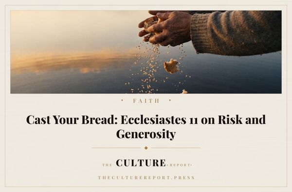 Cast Your Bread: What Ecclesiastes 11 Taught Me About Risk, Patience and Generosity