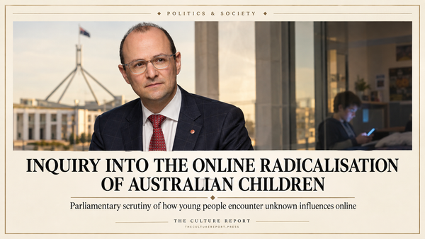 We Support Senator Raff Ciccone's Call for an Inquiry into the Online Radicalisation of Australian Children