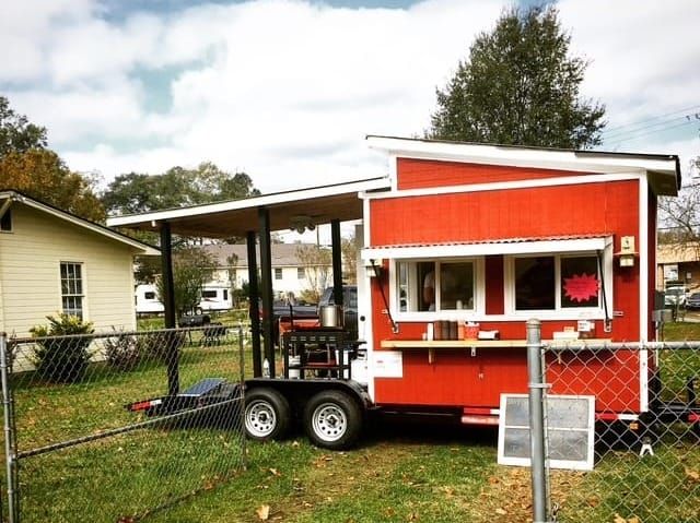Butcher Paper BBQ cook trailer in Opelika, Alabama