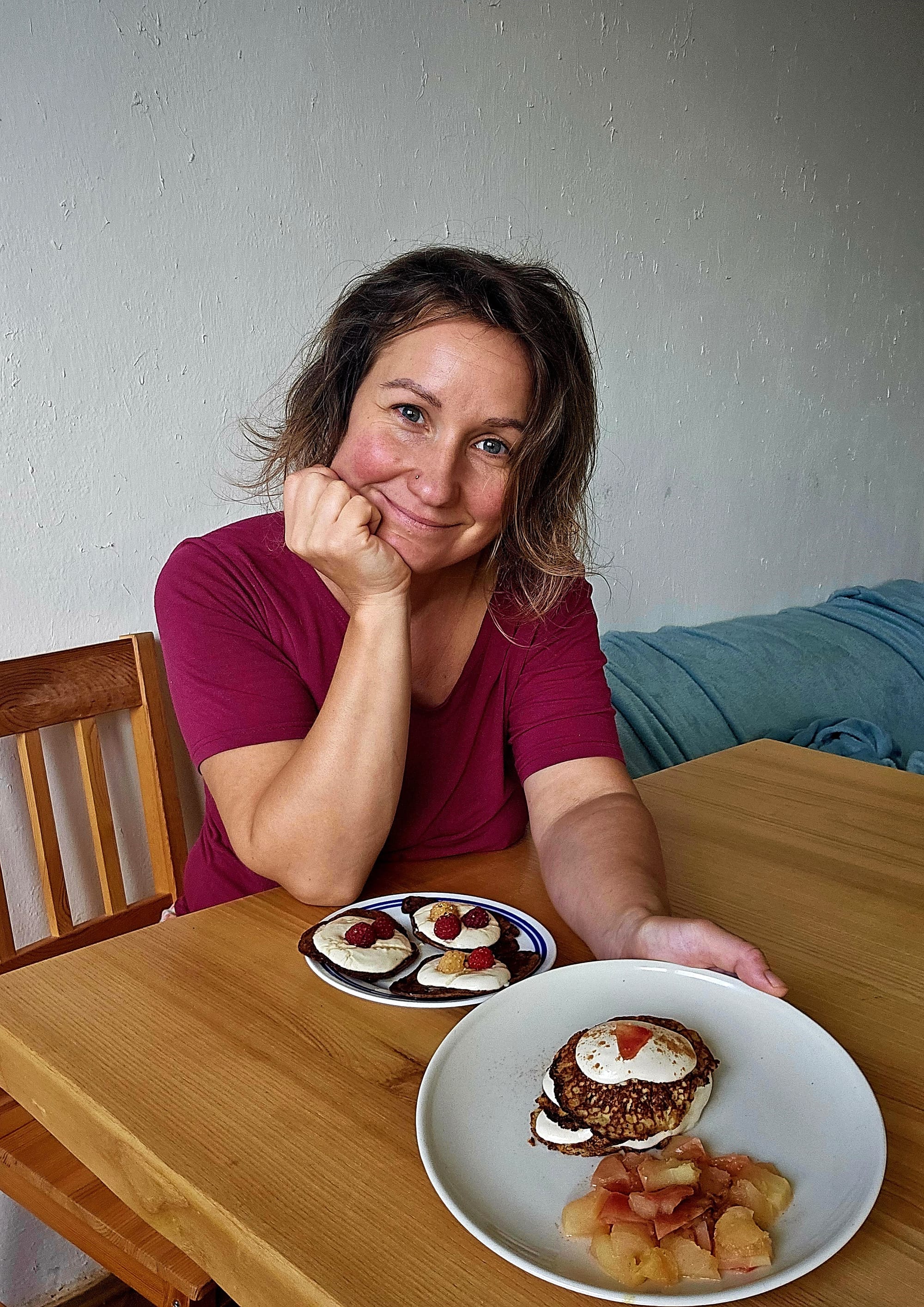 Lenka s jídlem