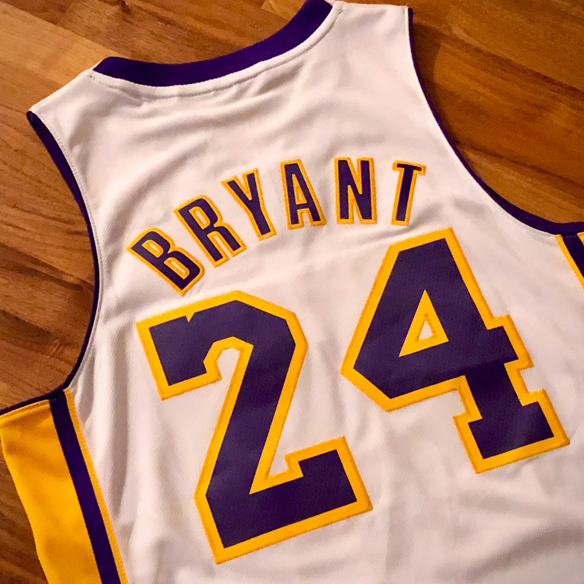 a basketball jersey with the number 24 on it