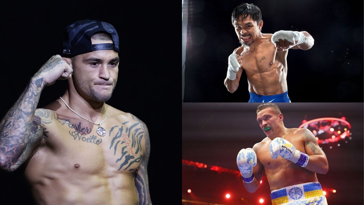 UFC 318 weigh-in results & face-offs. Manny Pacquiao and Oleksandr Usyk back in action tomorrow.