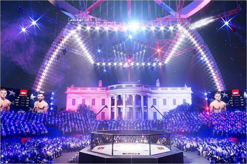 UFC White House card renderings revealed.