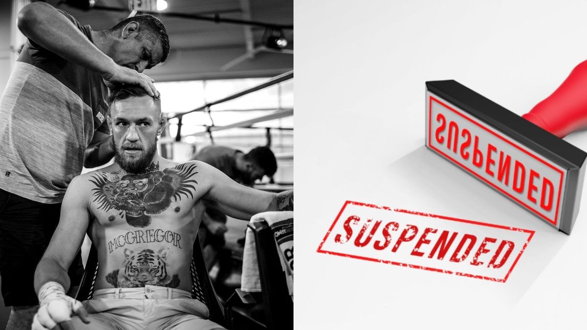 Conor McGregor suspended for 18 months.