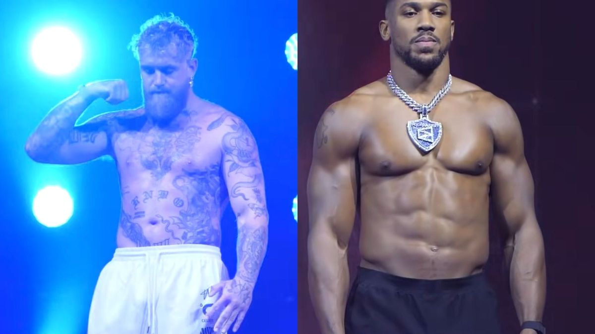 Jake Paul vs Anthony Joshua is tonight; see the weigh-ins.