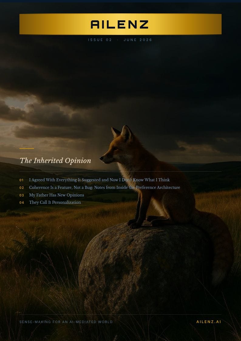 The Inherited Opinion — June 2026 Issue 2