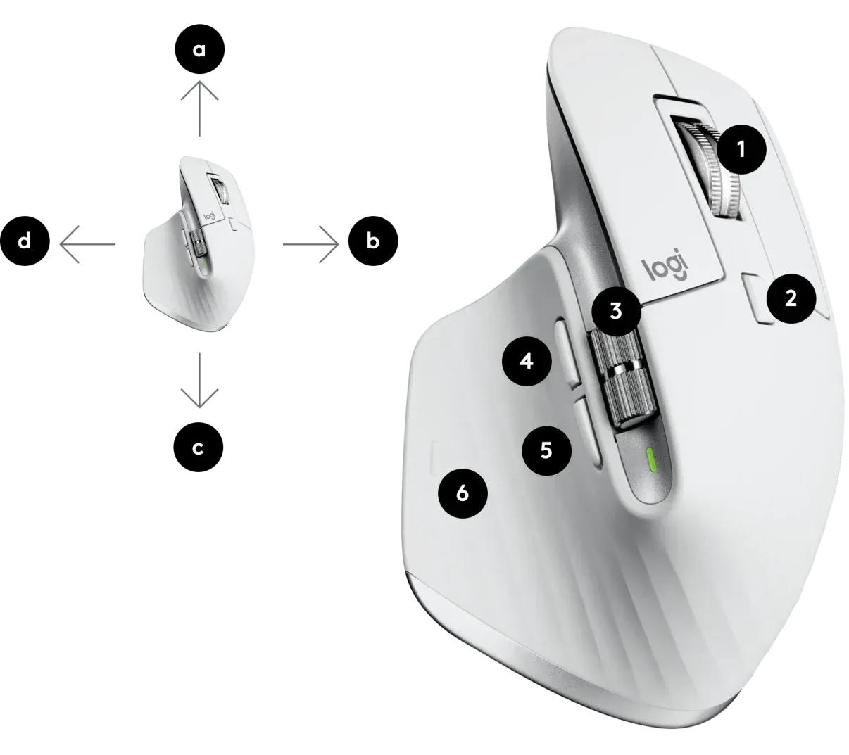 Logitech MX Master 3S wireless mouse on a programmer’s desk beside a mechanical keyboard