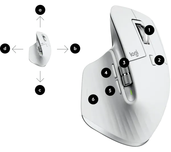 Logitech MX Master 3S wireless mouse on a programmer’s desk beside a mechanical keyboard