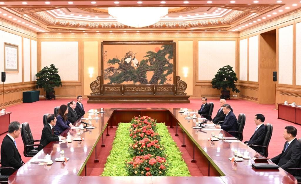 Trascrizione completa degli interventi di Xi Jinping e Cheng Li-wun