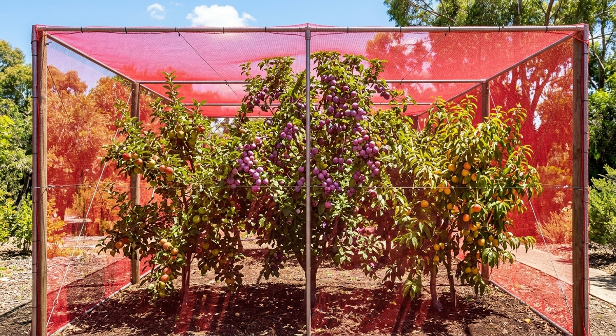 Improvements for Netting Fruit Trees
